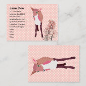 Cherry Blossom Fawn Visitekaartjes (Voorkant / Achterkant)