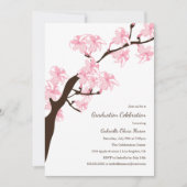 Cherry Blossom | feestuitnodiging Kaart (Voorkant)