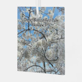 Cherry Blossom Festival Washington D.C. Souvenir Glas Ornament (Voorkant links)