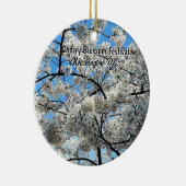 Cherry Blossom Festival Washington D.C. Souvenir Keramisch Ornament (Rechts)