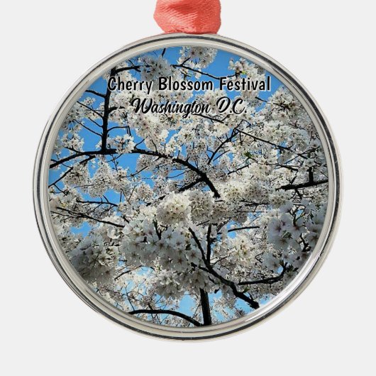 Cherry Blossom Festival Washington D.C. Souvenir Metalen Ornament (Voorkant)