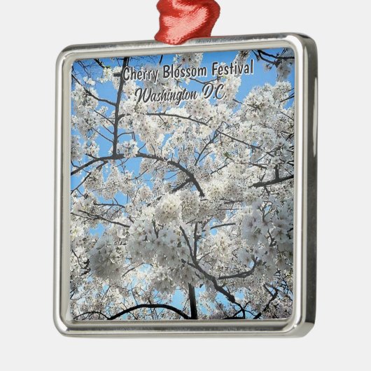 Cherry Blossom Festival Washington D.C. Souvenir Metalen Ornament (Links)