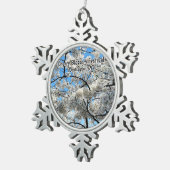 Cherry Blossom Festival Washington D.C. Souvenir Tin Sneeuwvlok Ornament (Rechts)