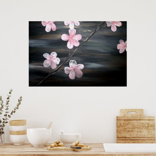Cherry Blossom Fine Art Poster Print (Keuken)