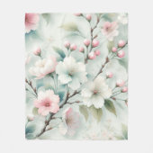 Cherry Blossom Fleece Deken (Voorkant)