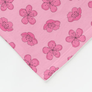 Cherry Blossom Fleece Deken