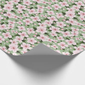 Cherry Blossom Floral Cadeaupapier (Hoek)