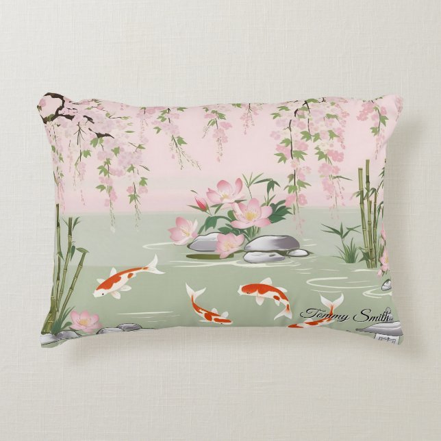  Cherry Blossom Floral Charm Accent Kussen (Voorkant)