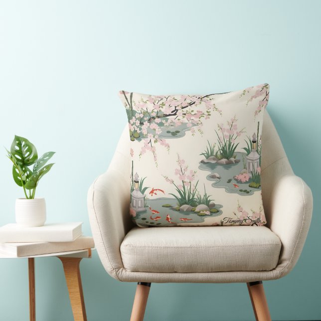  Cherry Blossom Floral Charm Kussen (Stoel)