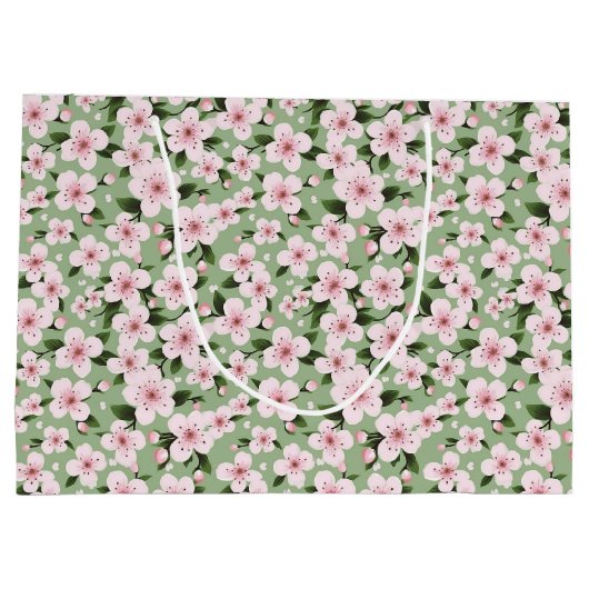 Cherry Blossom Floral Groot Cadeauzakje (Achterkant)