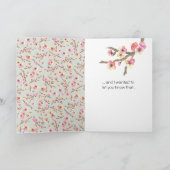 Cherry Blossom Floral Kaart (Binnen)