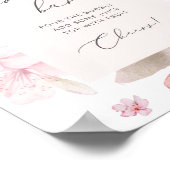 Cherry blossom floral mam-osa bar Poster (Hoek)