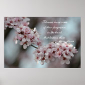 Cherry Blossom Floral Poster (Voorkant)