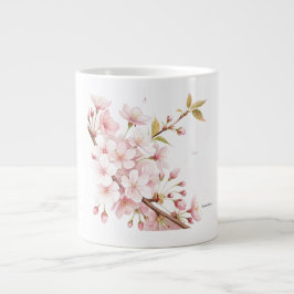 Cherry Blossom Floral Speciality Mug  Grote Koffiekop