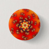 Cherry Blossom Floral Sprinkles Ronde Button 3,2 Cm (Voorkant)
