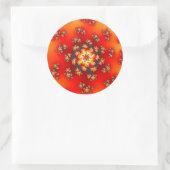 Cherry Blossom Floral Sprinkles Ronde Sticker (Tas)