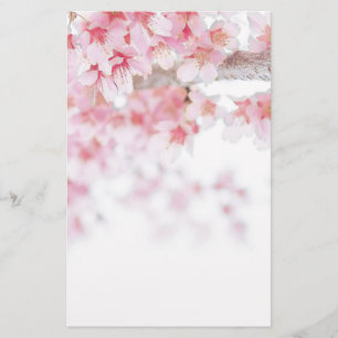 CHERRY BLOSSOM FLORAL STSTIONERY BRIEFPAPIER