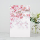 CHERRY BLOSSOM FLORAL STSTIONERY BRIEFPAPIER (Staand voorkant)