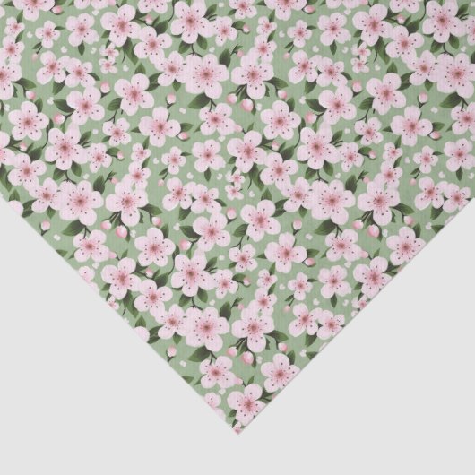 Cherry Blossom Floral Tissuepapier (Detail)