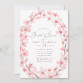 Cherry Blossom Floral Vrijgezellenfeest Kaart (Voorkant)