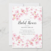 Cherry Blossom Floral Vrijgezellenfeest Kaart (Voorkant)