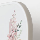 Cherry Blossom Floral Watercolor, Add Name Pickleball Paddle (Links Detail)