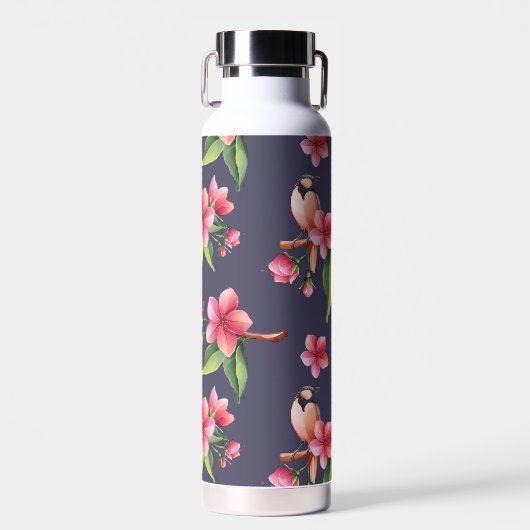 Cherry Blossom Floral Waterfles (Voorkant)