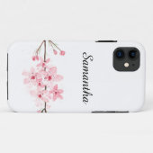 Cherry blossom Floral waterverf Spring Natuur Case-Mate iPhone Case (Achterkant (horizontaal))