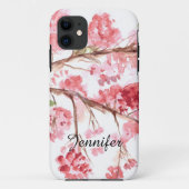 Cherry blossom Floral waterverf Spring Natuur Case-Mate iPhone Case (Achterkant)
