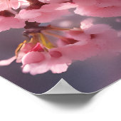 Cherry Blossom Flower Art - Botanische Waterverf Poster (Hoek)
