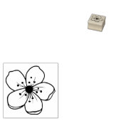 Cherry Blossom Flower Art Rubber Stamp Rubberstempel (Gestempeld)