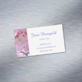 Cherry Blossom Flower Custom Visitekaartje Magnetisch Visitekaartje (Voorbeeld)