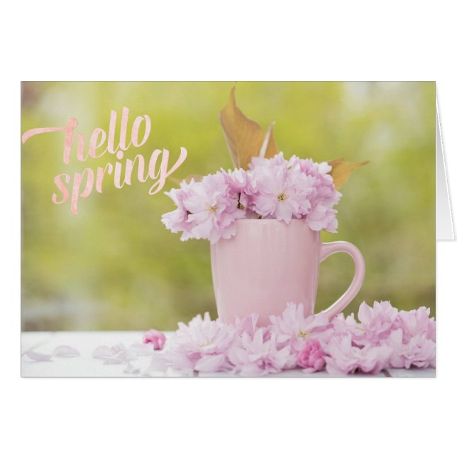 Cherry Blossom Flower Floral Stilllife Spring Text (Voorkant Horizontaal)