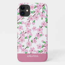 Cherry blossom flower Hoesje-Mate iPhone case