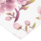 Cherry Blossom Flower Korte Tafelloper (Hoek)