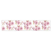 Cherry Blossom Flower Korte Tafelloper (Horizontaal)
