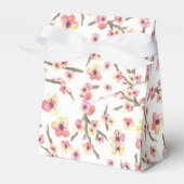 Cherry Blossom Flowers Bedankdoosjes (Voorkant Zijde)