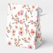 Cherry Blossom Flowers Bedankdoosjes (Achterkant)