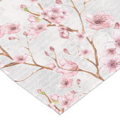 Cherry Blossom Flowers Branch Pink Blooms Korte Tafelloper (Hoek)