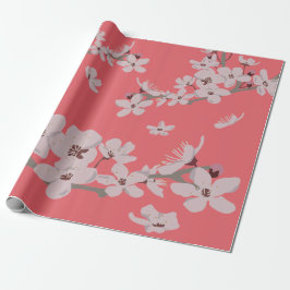 Cherry Blossom Flowers Cadeaupapier
