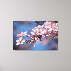 Cherry Blossom Flowers Canvas Afdruk