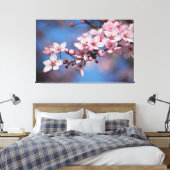 Cherry Blossom Flowers Canvas Afdruk (Insitu (Slaapkamer))