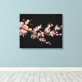 Cherry Blossom Flowers Canvas Afdruk (Insitu (Houten vloer))