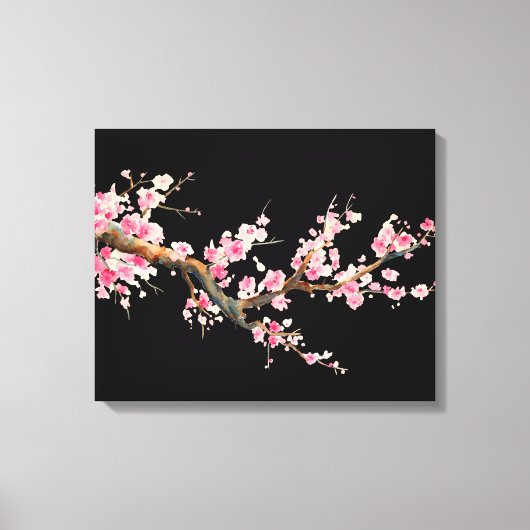 Cherry Blossom Flowers Canvas Afdruk (Voorkant)
