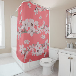 Cherry Blossom Flowers Douchegordijn