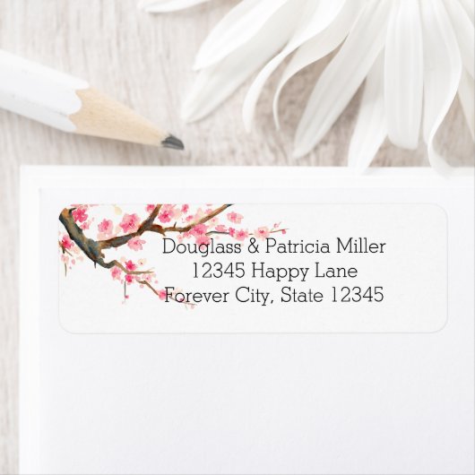 Cherry Blossom Flowers Etiket (Insitu)
