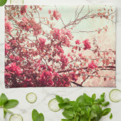 Cherry Blossom Flowers Floral Kitchen Dish Towel Theedoek (Gevouwen)
