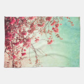 Cherry Blossom Flowers Floral Kitchen Dish Towel Theedoek (Horizontaal)