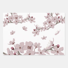 Cherry Blossom Flowers Inpakpapier Vel