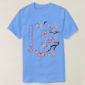 Cherry Blossom Flowers Japanse Art Sakura T-shirt (Design voorkant)